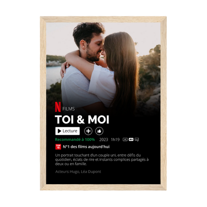 Affiche de Film personnalisée Netflix